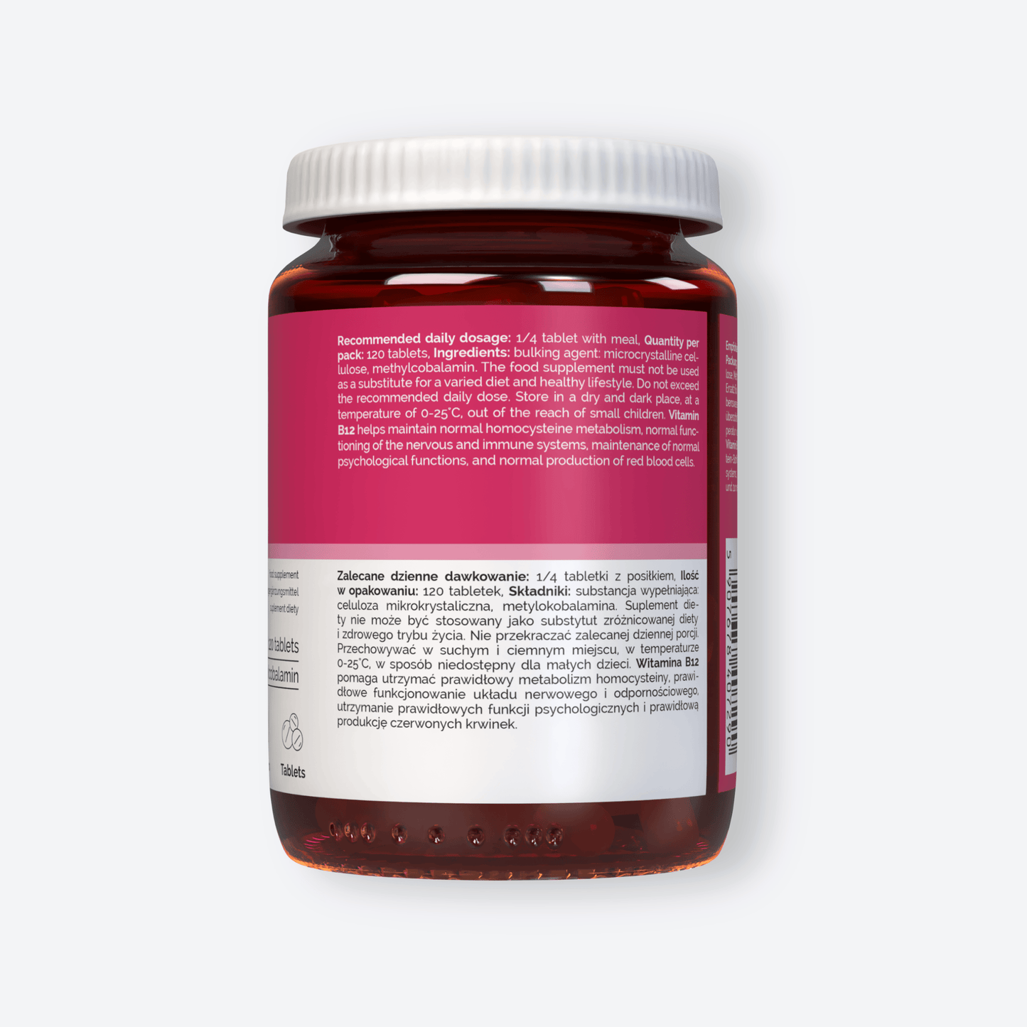 Vitaler's Witaminy Witamina B12 100 mcg - 120 tabletek