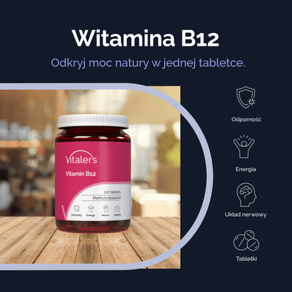 Vitaler's Witaminy Witamina B12 100 mcg - 120 tabletek