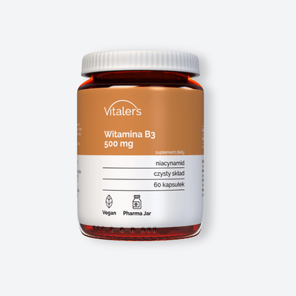 Vitaler's Witaminy Witamina B3 500 mg - 60 kapsułek