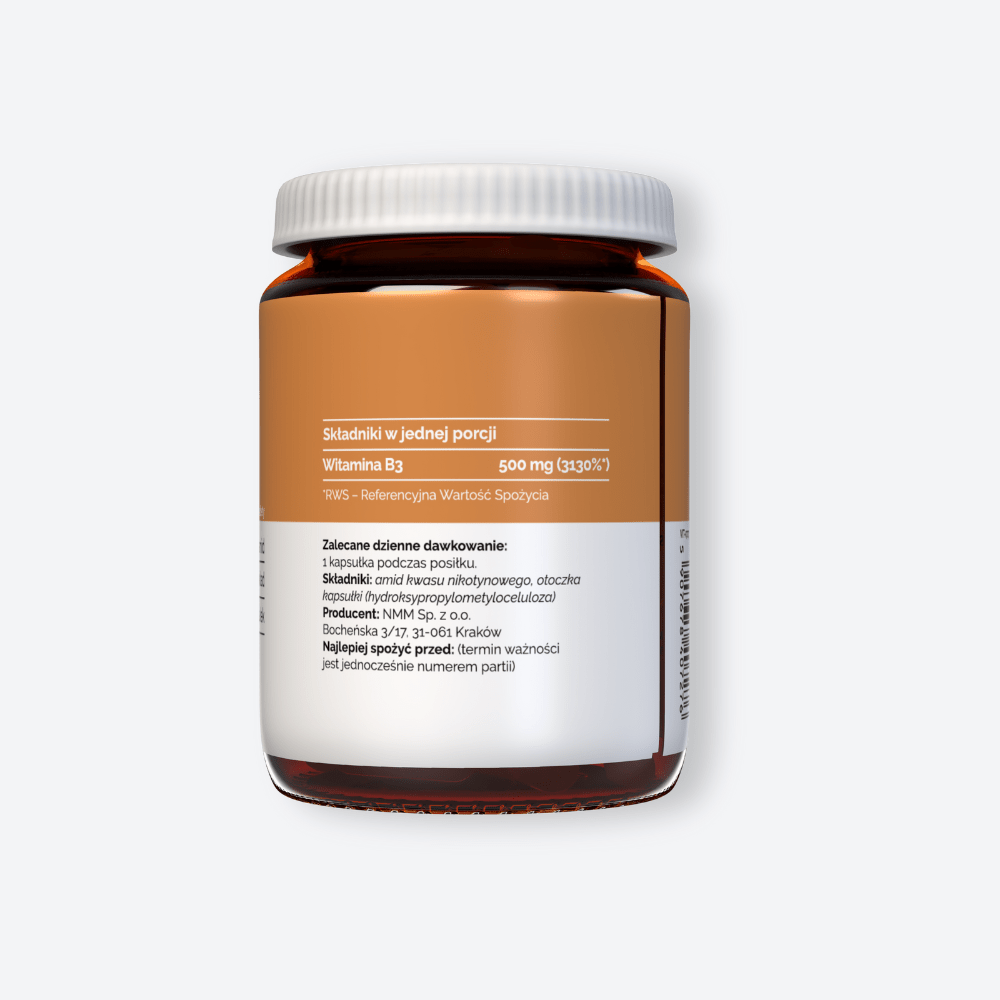 Vitaler's Witaminy Witamina B3 500 mg - 60 kapsułek