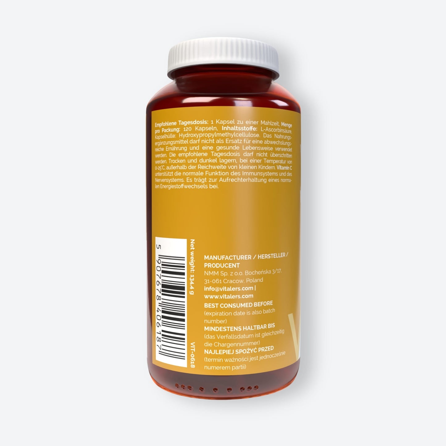 Vitaler's Witaminy Witamina C 1000 mg - 120 kapsułek