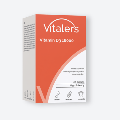 Vitaler's Witaminy Witamina D3 16000 IU - 120 tabletek