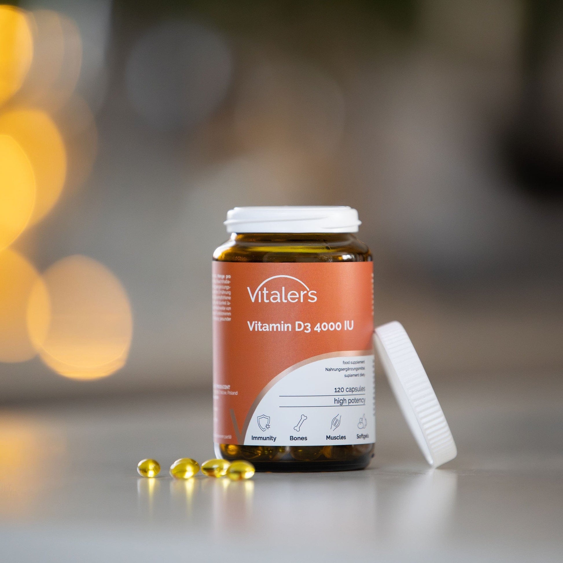 Vitaler's Witaminy Witamina D3 4000 IU - 240 kapsułek