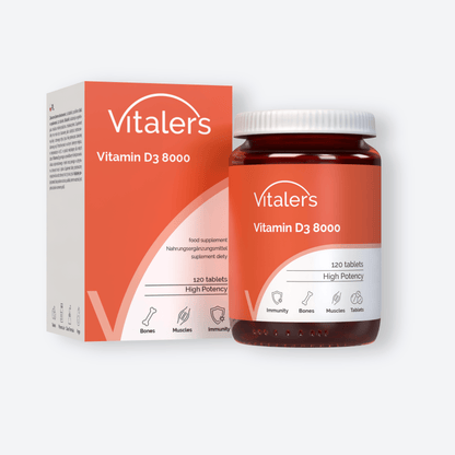 Vitaler's Witaminy Witamina D3 8000 IU - 120 tabletek