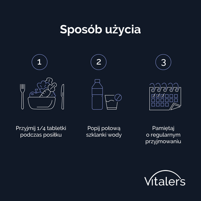 Vitaler's Witaminy Witamina D3 8000 IU - 120 tabletek