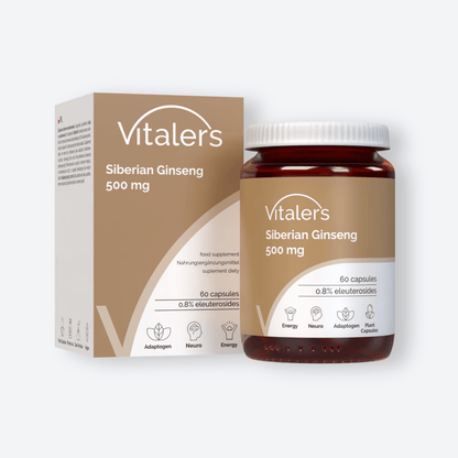 Vitaler's Ekstrakty Żeń-szeń Syberyjski 500 mg - 60 kapsułek