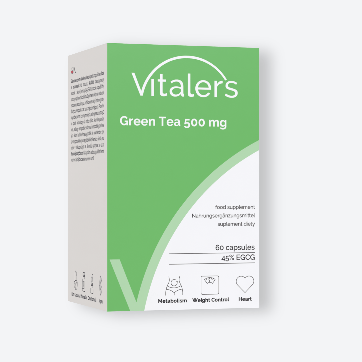 Vitaler's Ekstrakty Zielona herbata 500 mg - 60 kapsułek