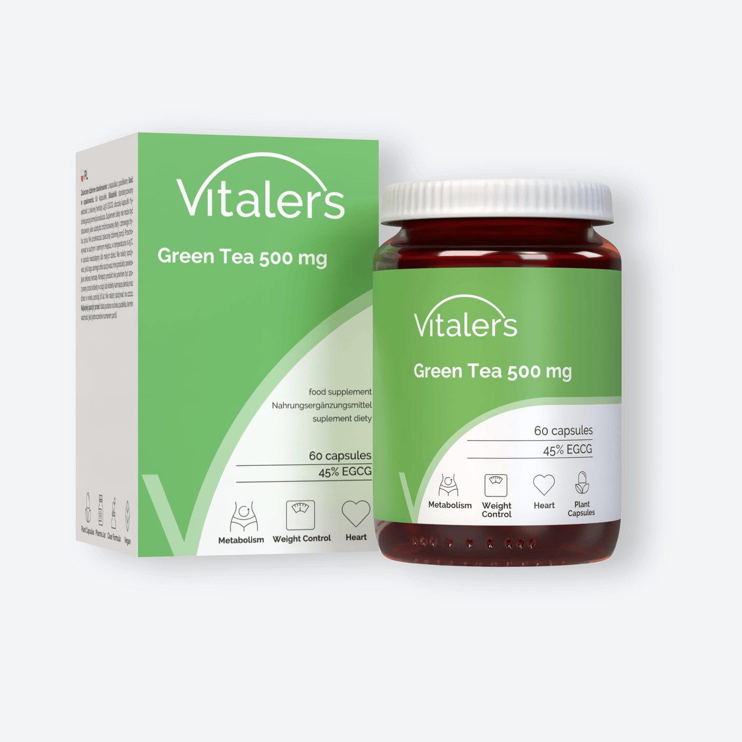 Vitaler's Ekstrakty Zielona herbata 500 mg - 60 kapsułek