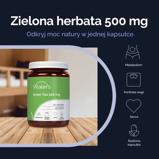 Vitaler's Ekstrakty Zielona herbata 500 mg - 60 kapsułek